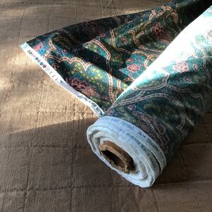 vintage chintz fabric nwot